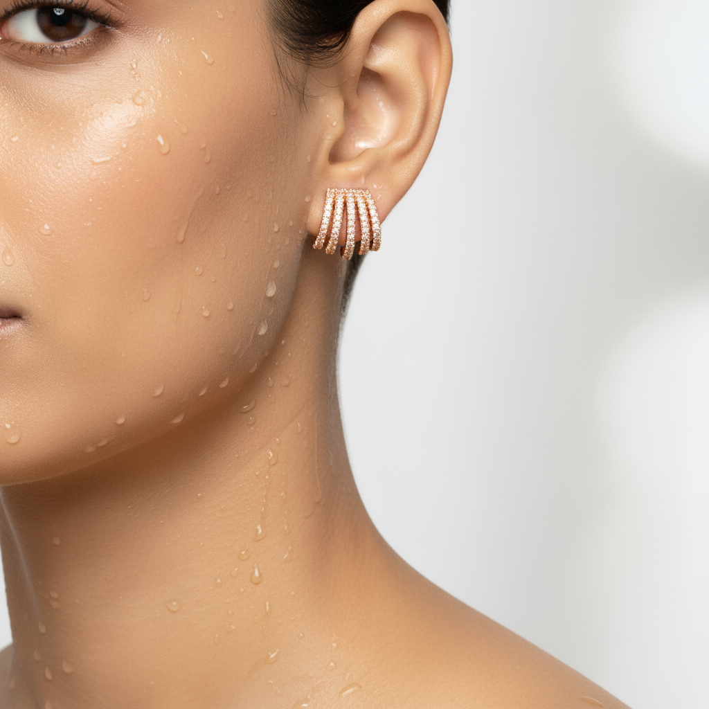 Multi-Layer Spark Stud Earrings