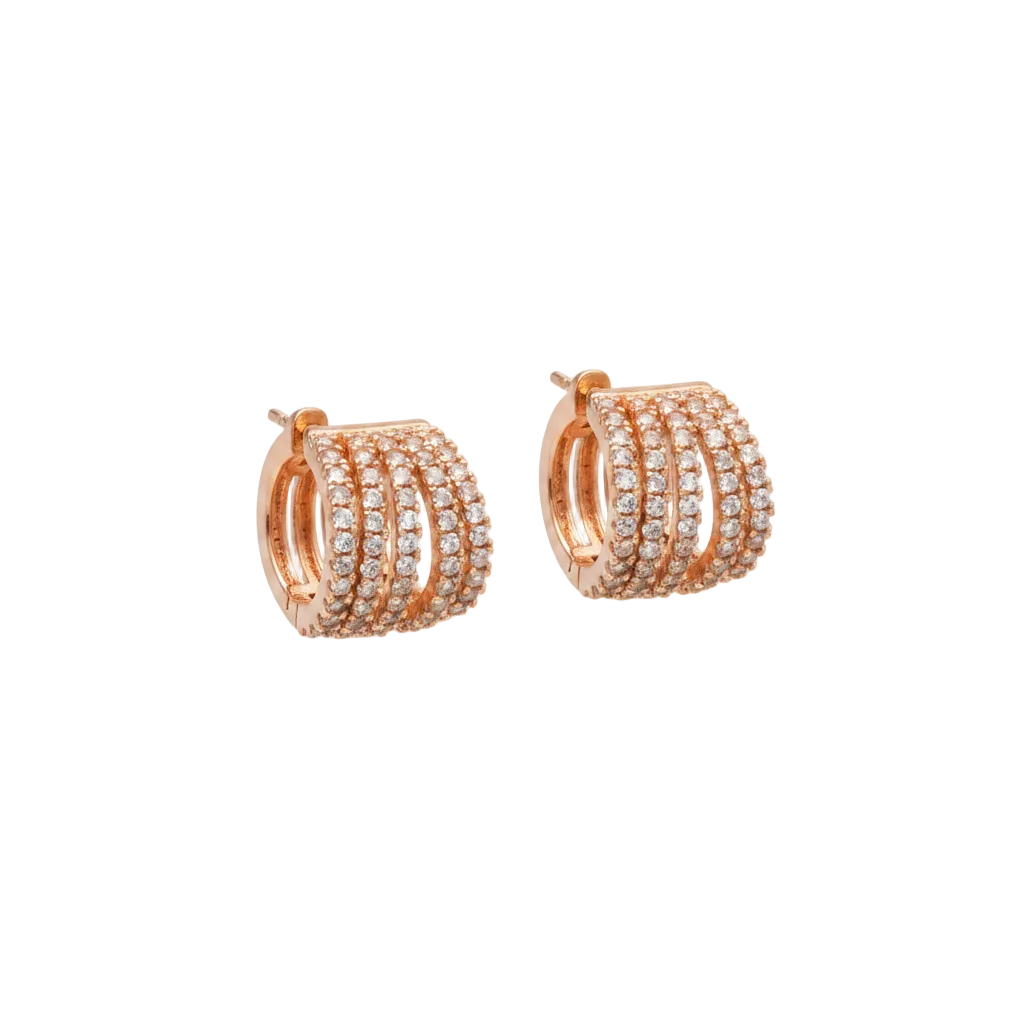 Multi-Layer Spark Stud Earrings