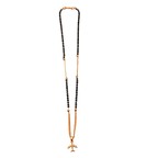 Airplane Charm Mangalsutra Necklace