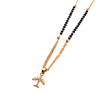 Airplane Charm Mangalsutra Necklace