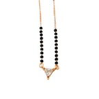 Triangle Solitaire Mangalsutra Necklace