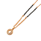 Halo Circle Mangalsutra Necklace