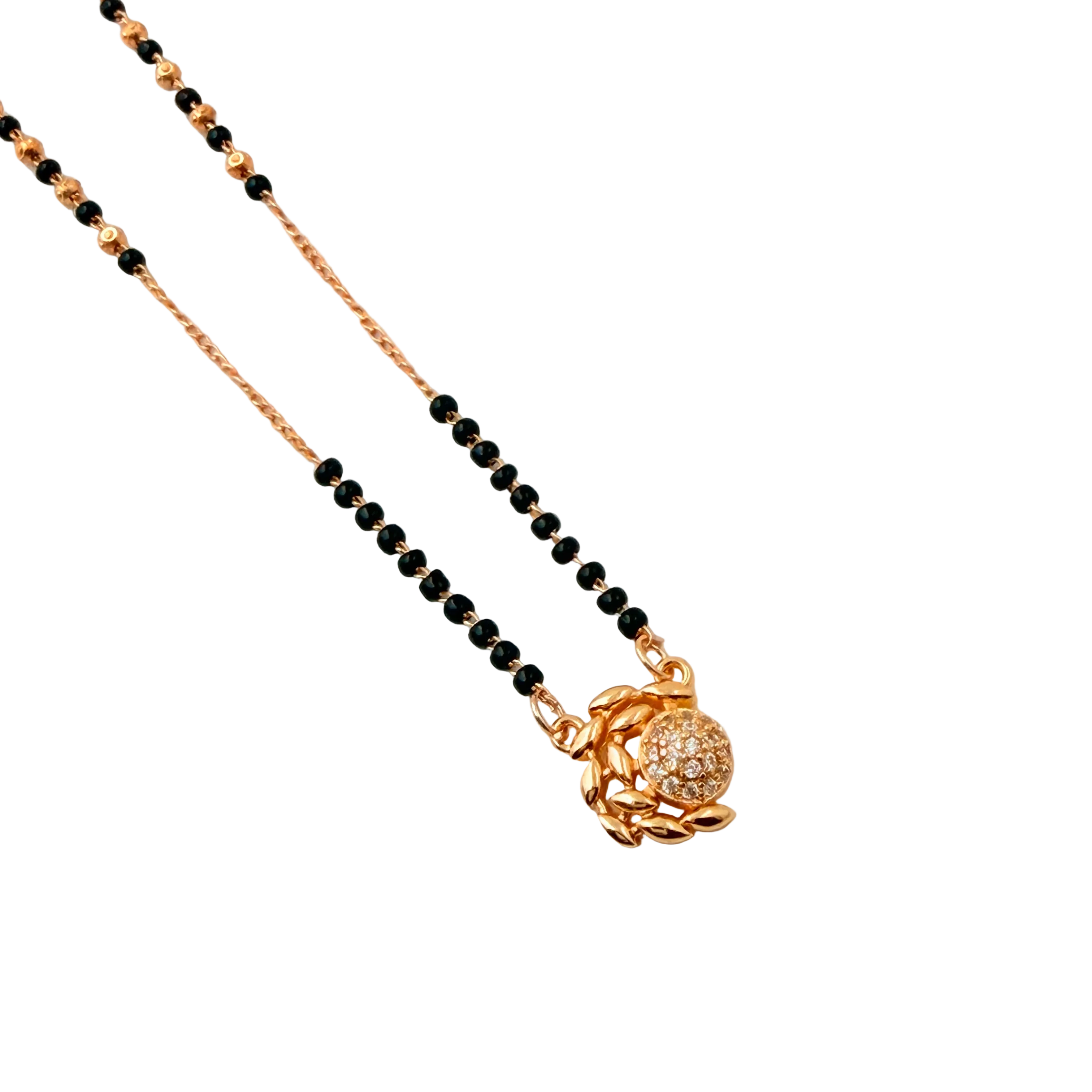 Floral Halo Mangalsutra Necklace