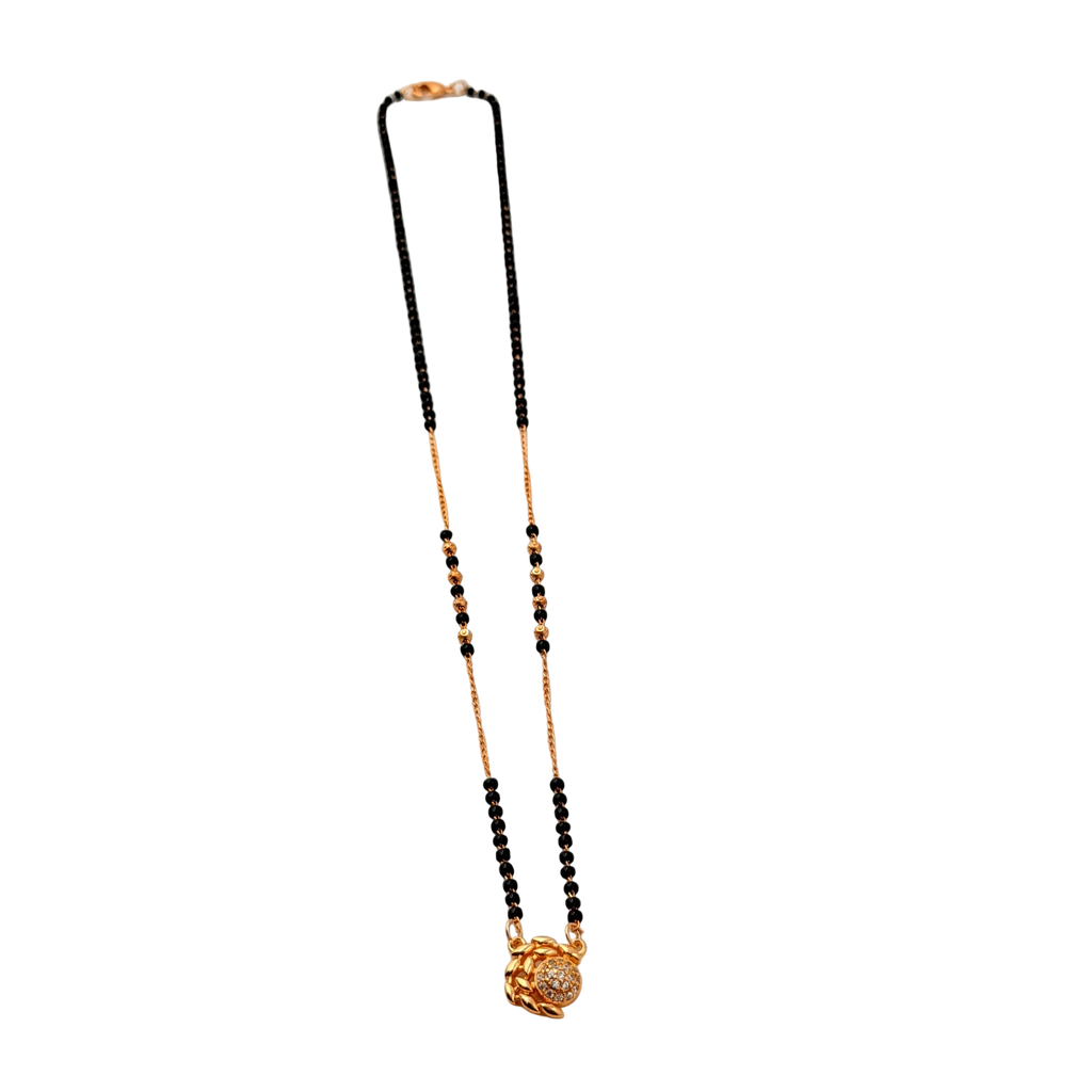 Floral Halo Mangalsutra Necklace
