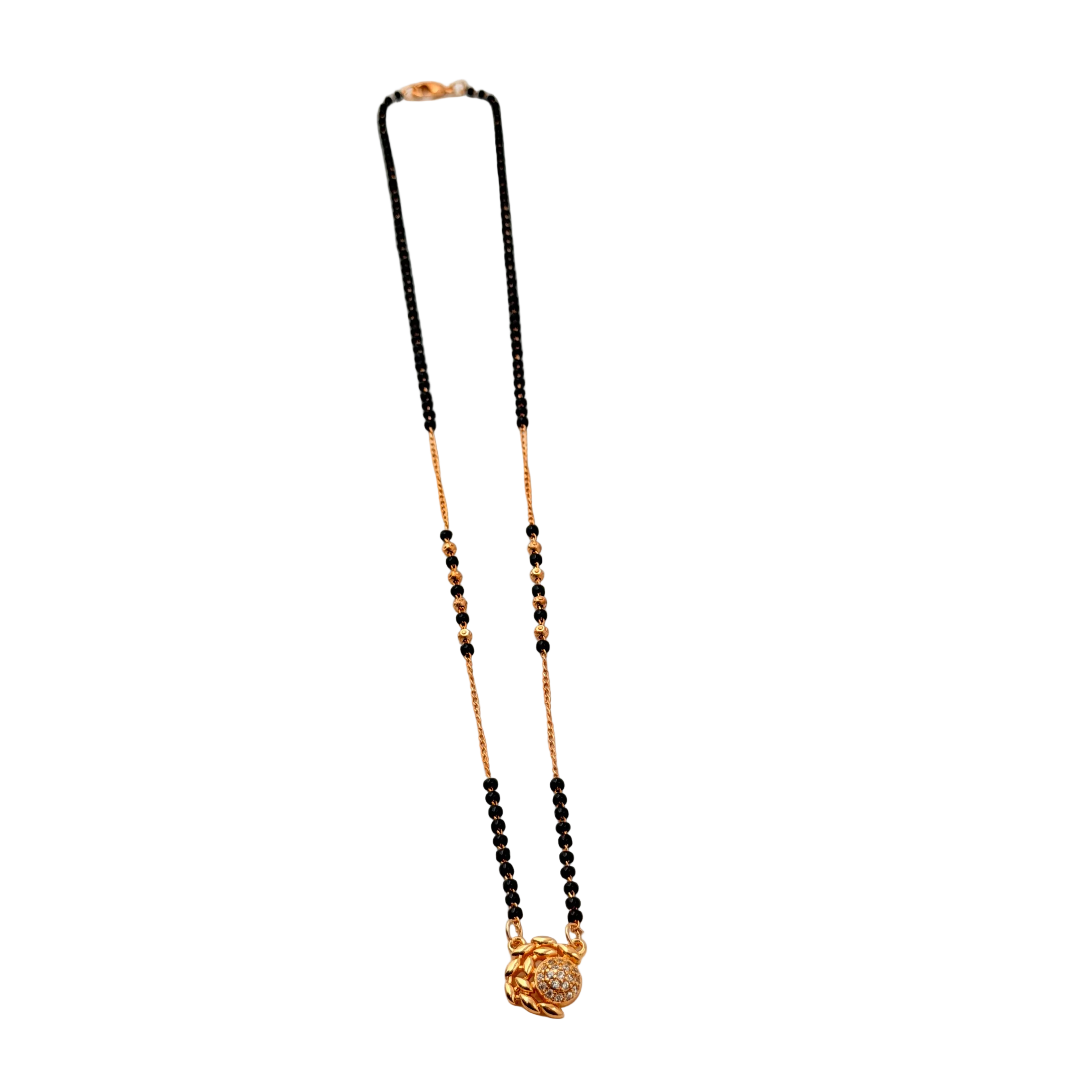 Floral Halo Mangalsutra Necklace