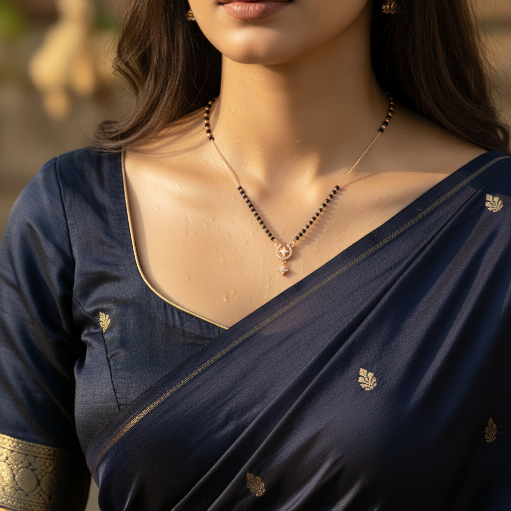 Celestial Star Mangalsutra Necklace