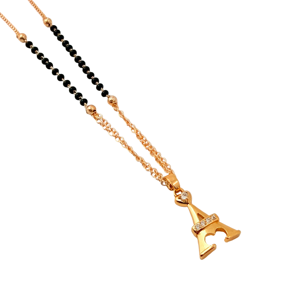 Eiffel Charm Mangalsutra Necklace