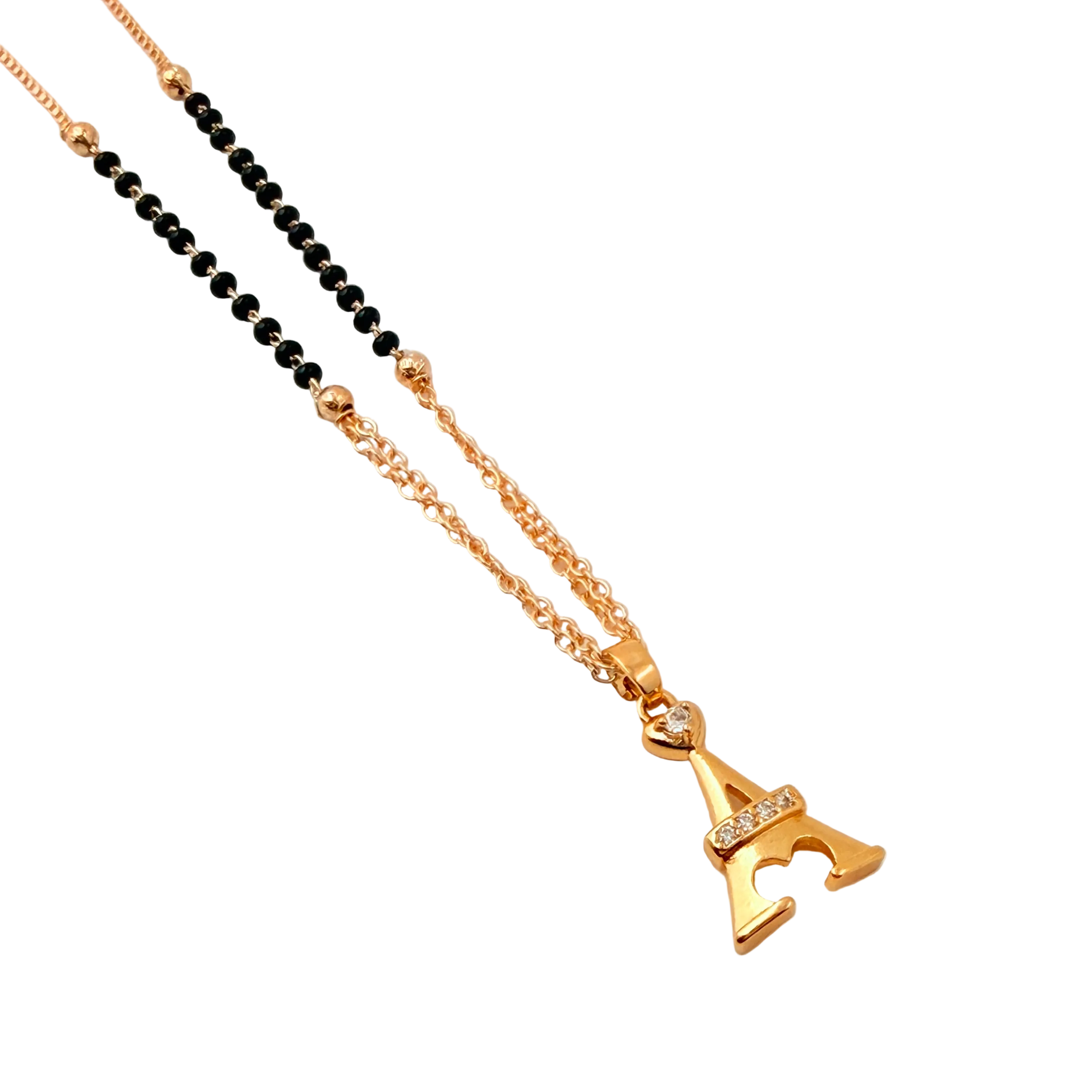 Eiffel Charm Mangalsutra Necklace