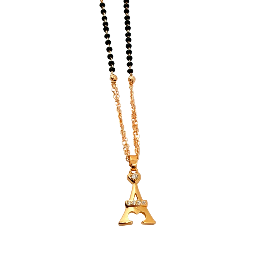Eiffel Charm Mangalsutra Necklace