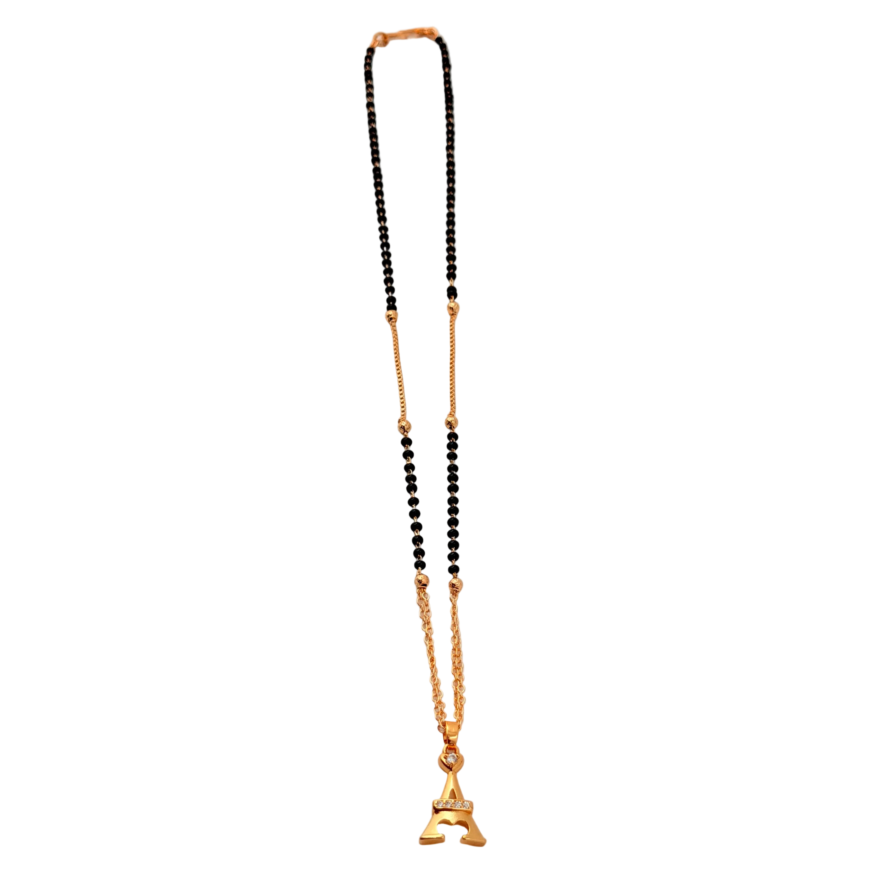 Eiffel Charm Mangalsutra Necklace