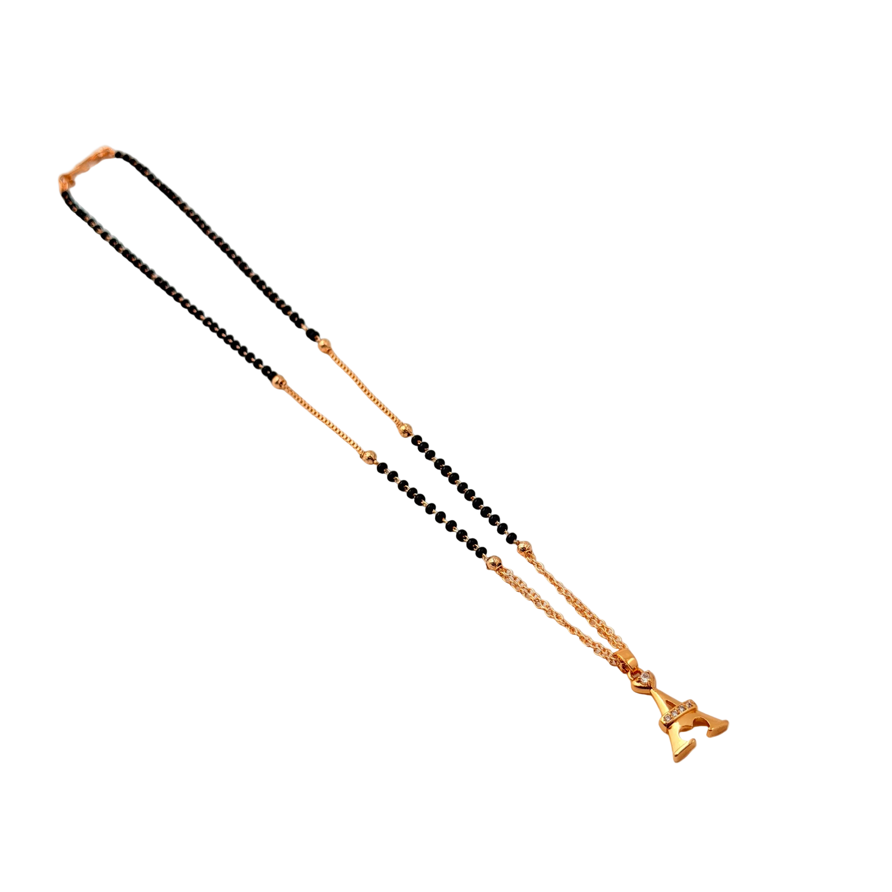 Eiffel Charm Mangalsutra Necklace