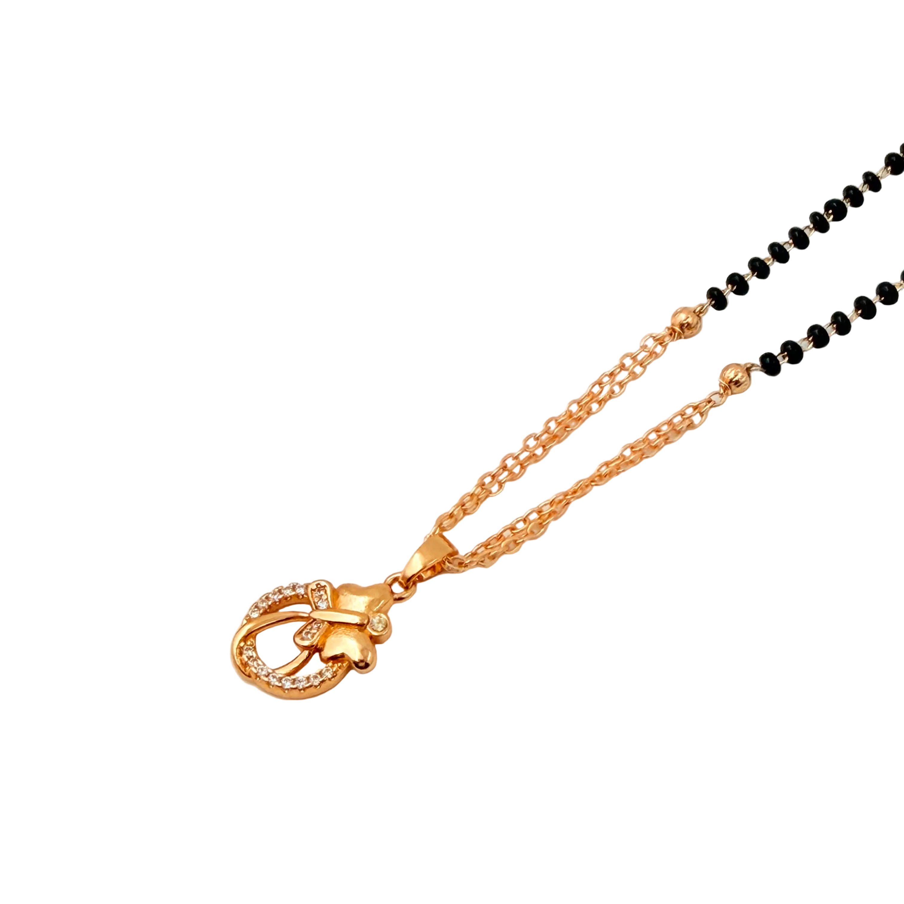 Floral Loop Mangalsutra Necklace