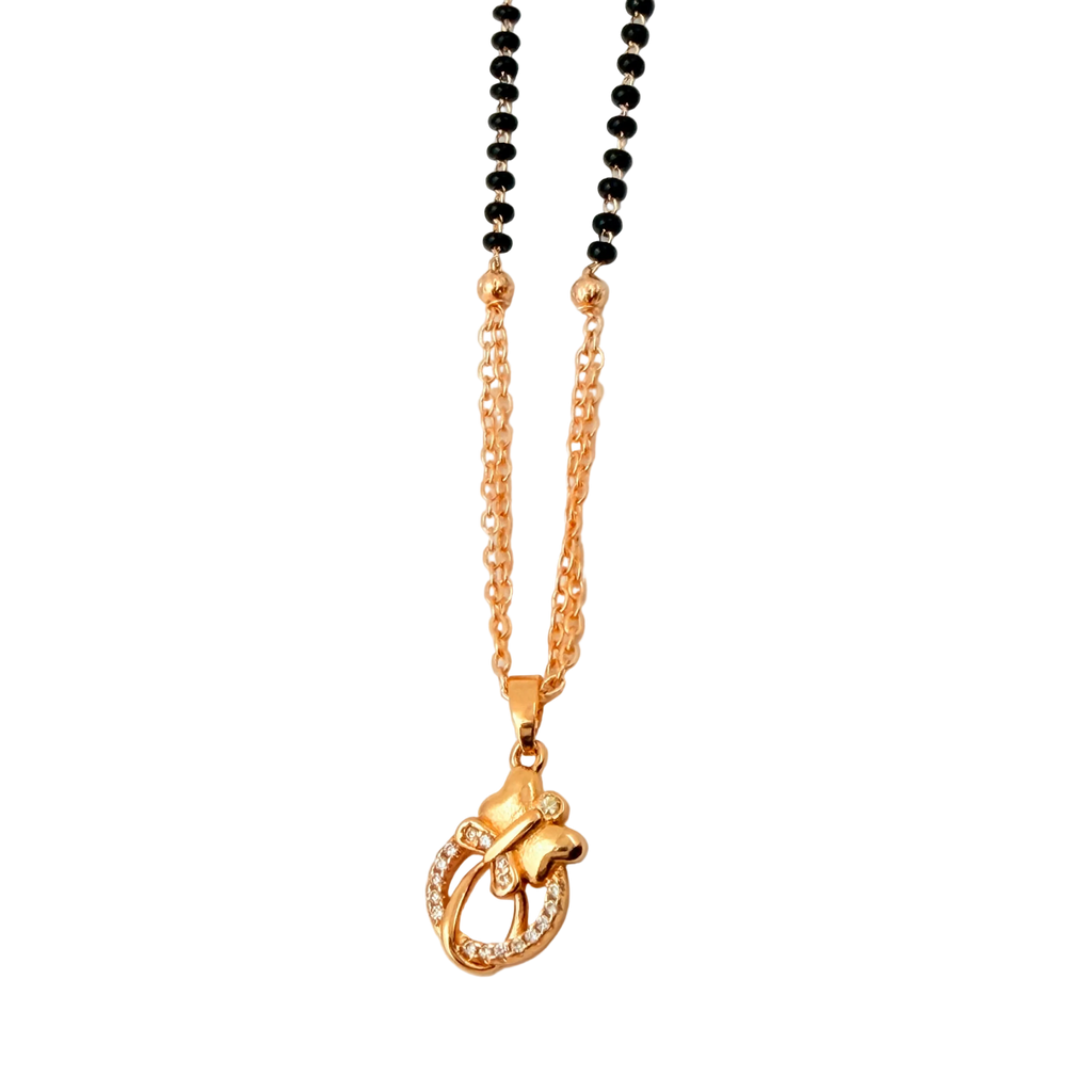 Floral Loop Mangalsutra Necklace