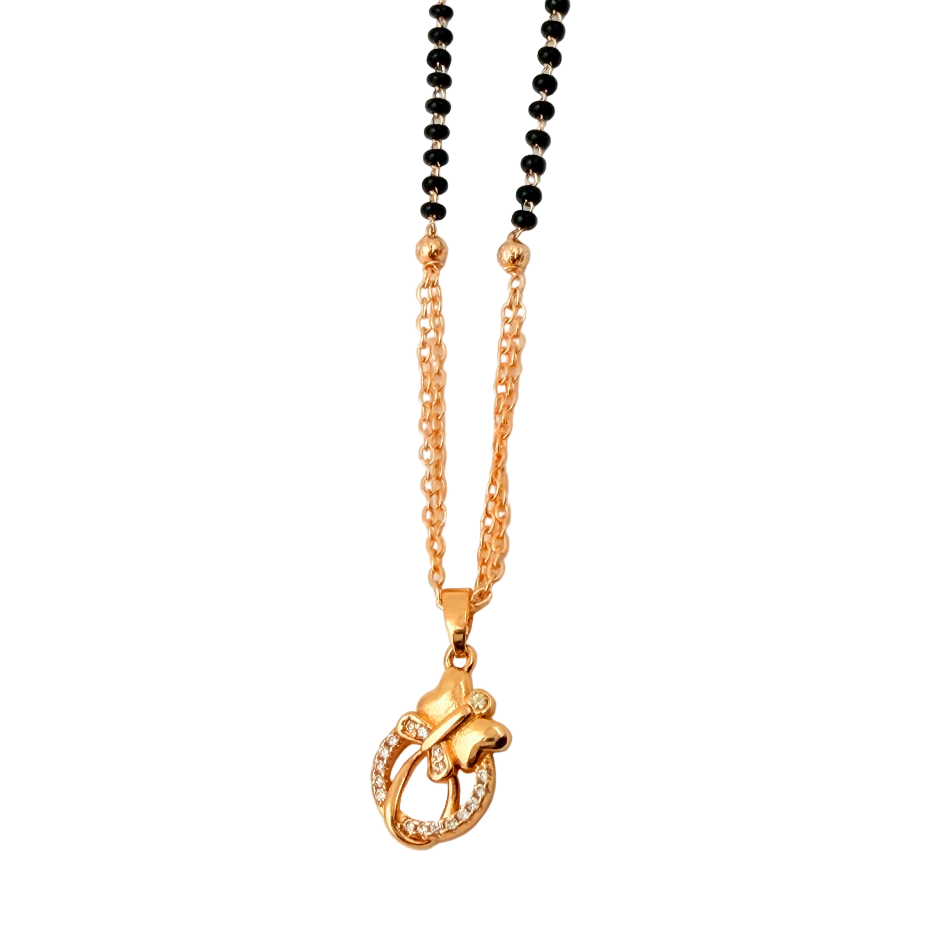 Floral Loop Mangalsutra Necklace