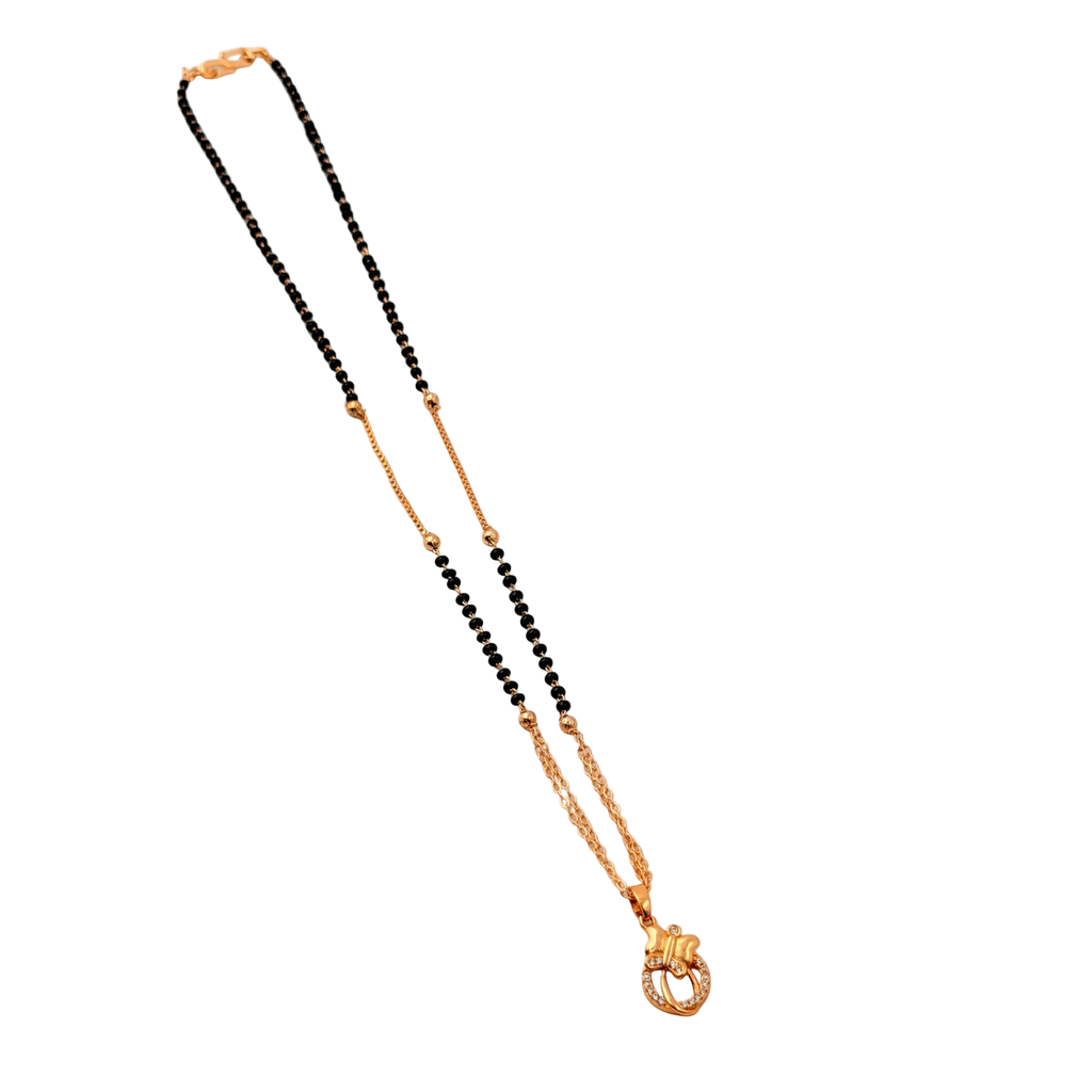 Floral Loop Mangalsutra Necklace