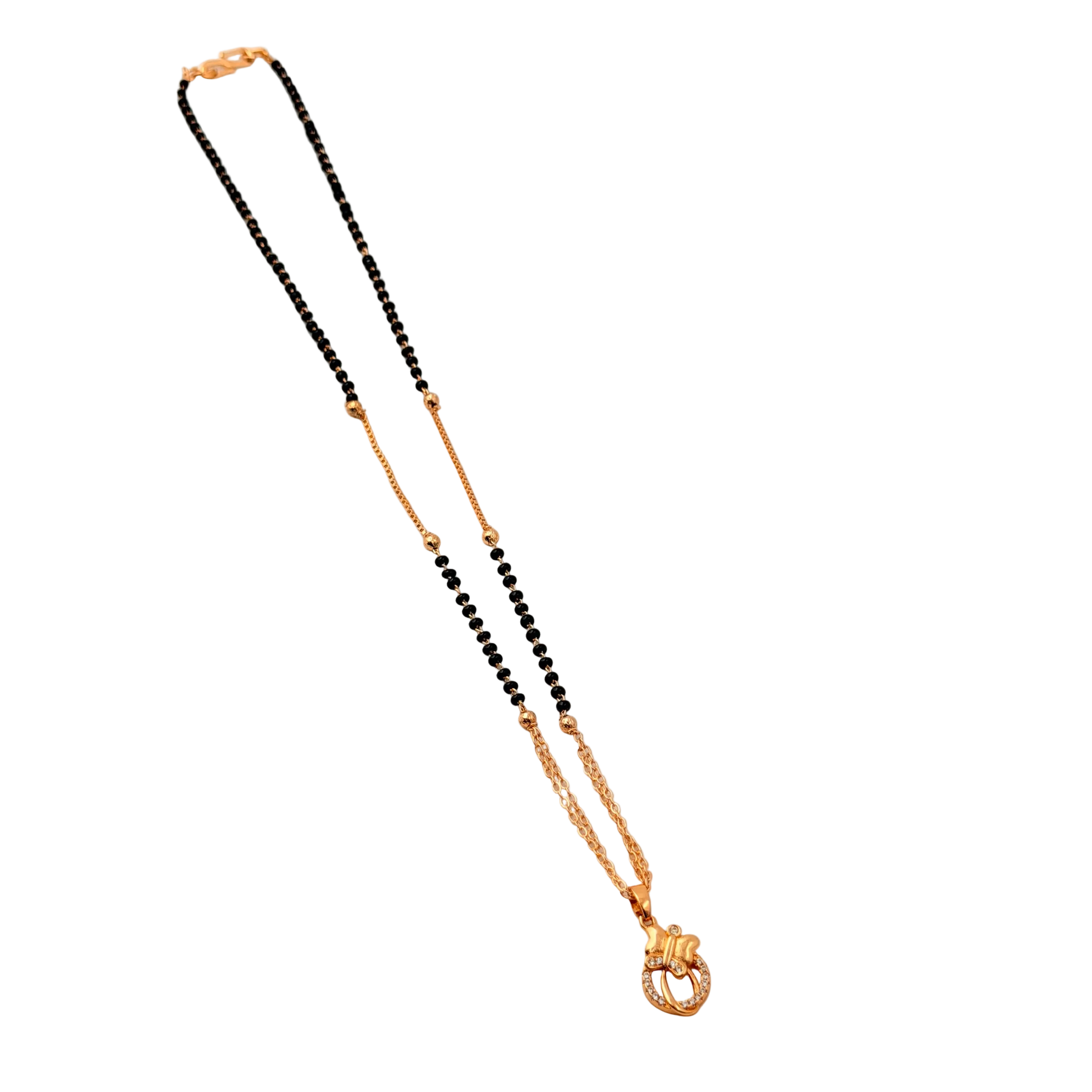 Floral Loop Mangalsutra Necklace