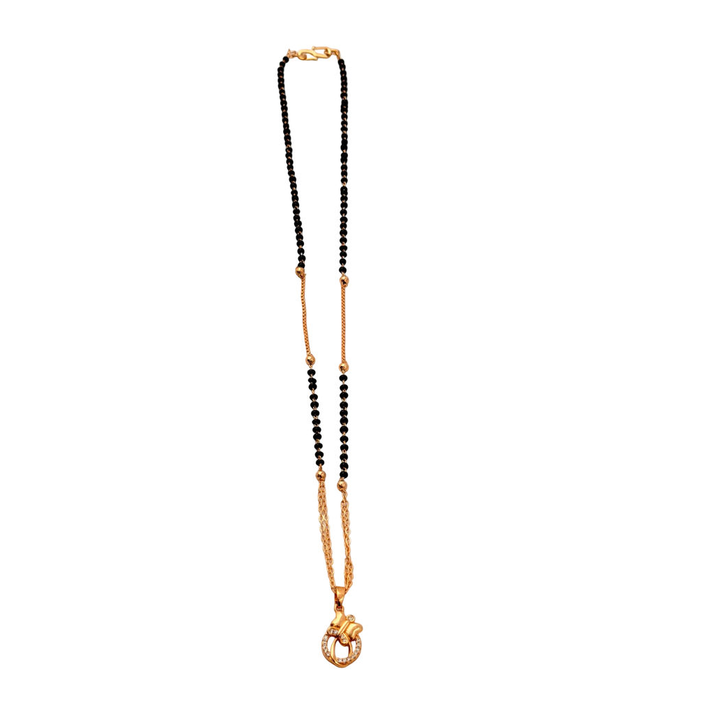 Floral Loop Mangalsutra Necklace