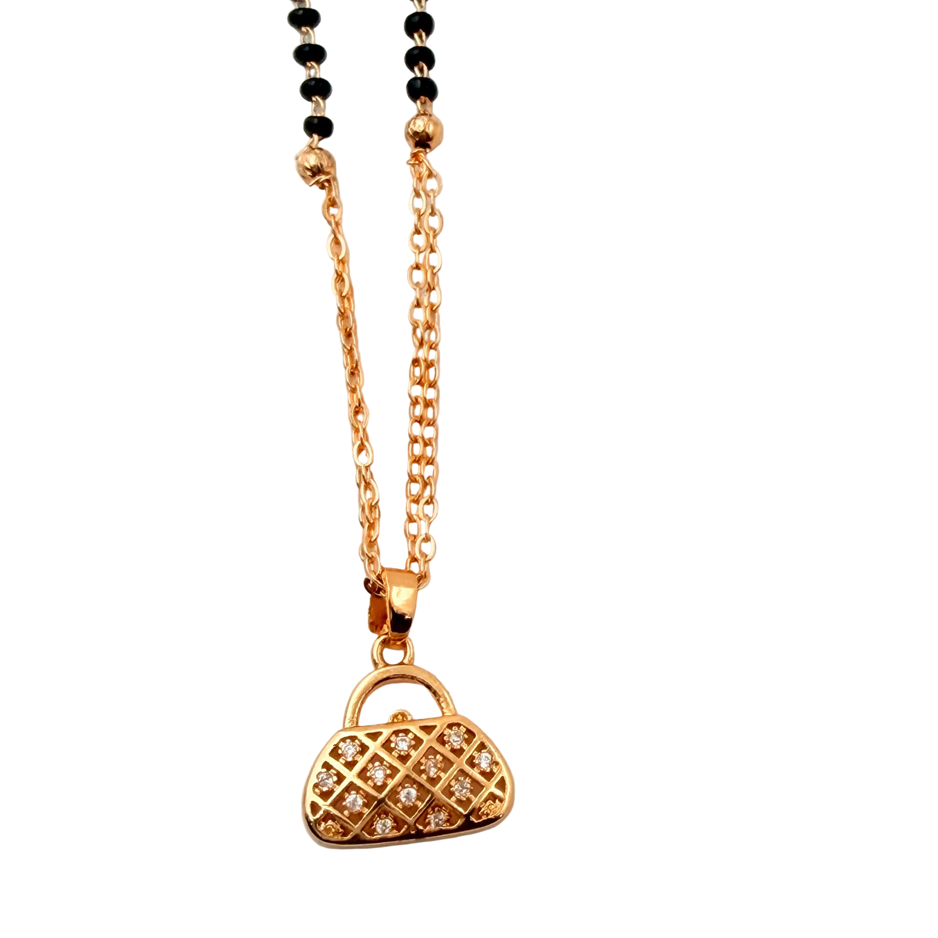 Heart Lock Mangalsutra Necklace