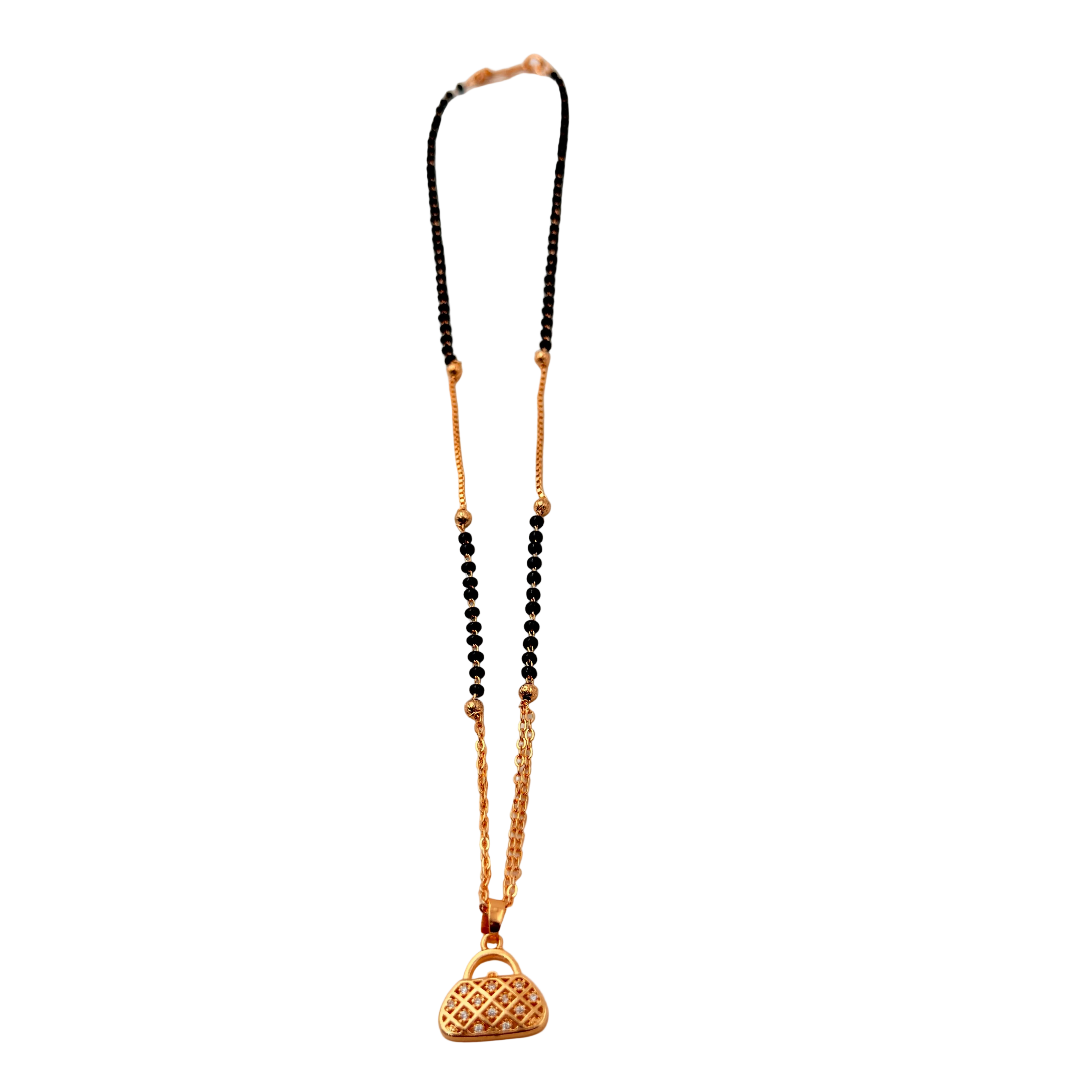 Heart Lock Mangalsutra Necklace