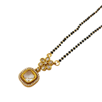 Floral Champagne Halo Mangalsutra Necklace
