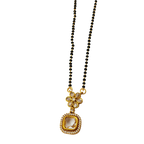 Floral Champagne Halo Mangalsutra Necklace