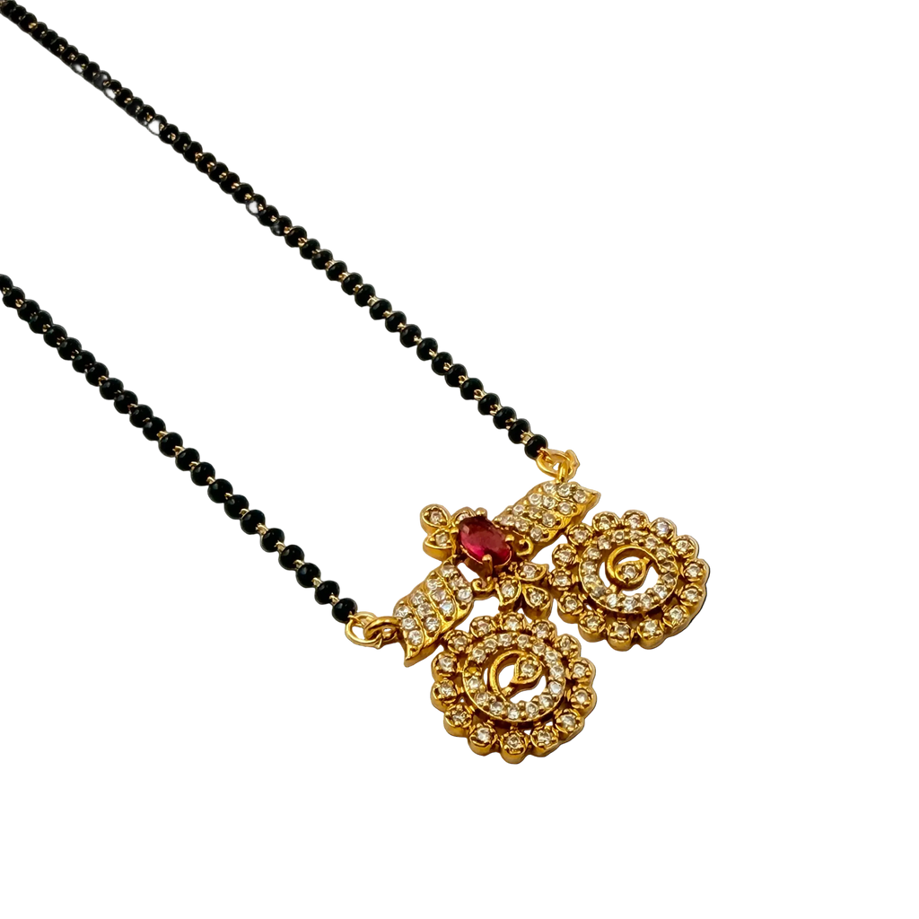 Royal Dual Peacock Mangalsutra Necklace