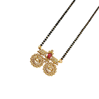 Royal Dual Peacock Mangalsutra Necklace