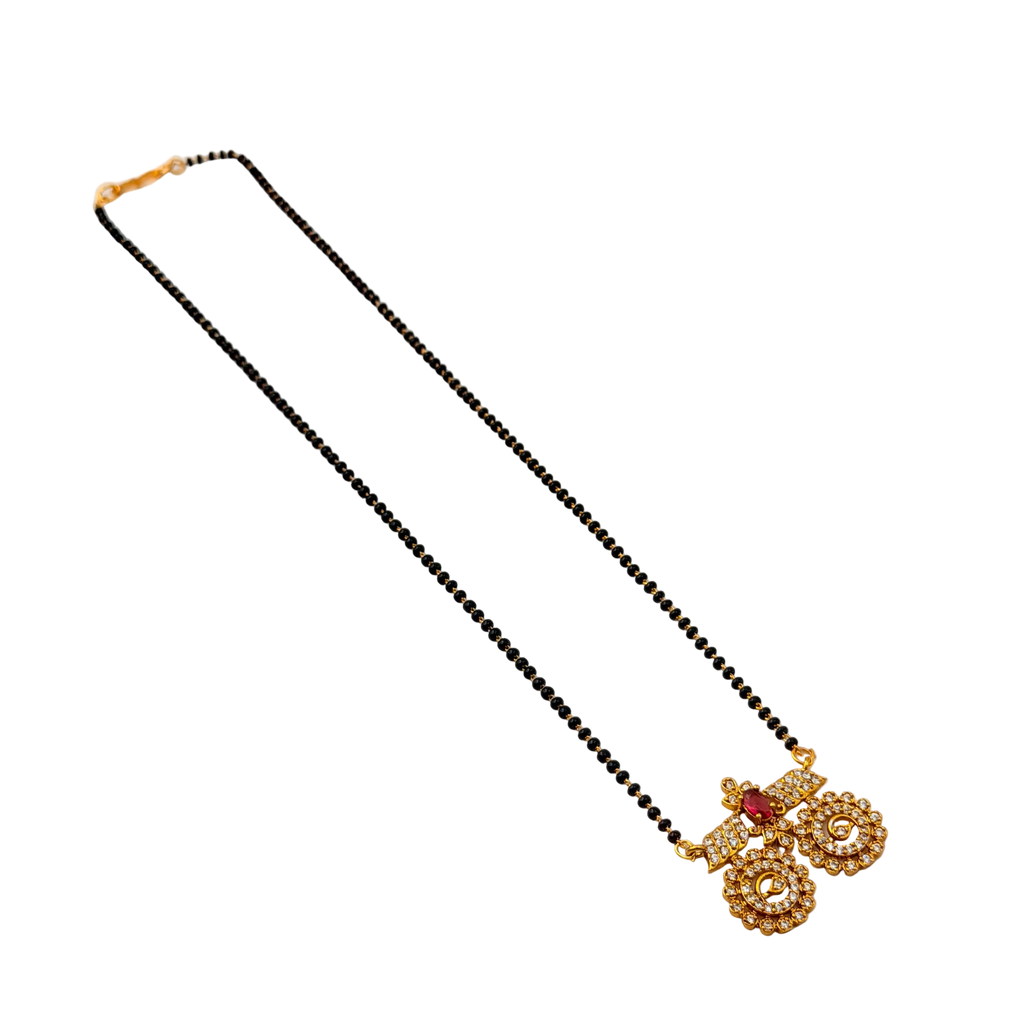 Royal Dual Peacock Mangalsutra Necklace