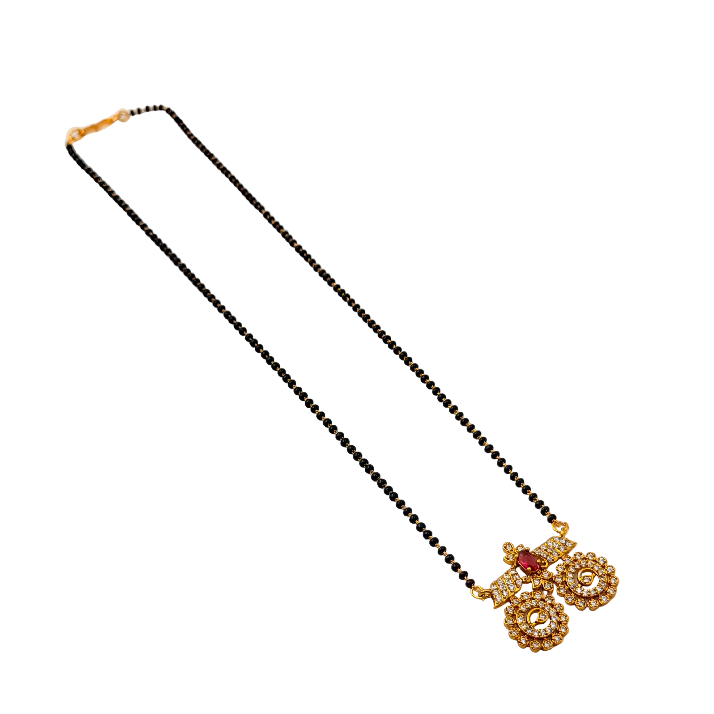Royal Dual Peacock Mangalsutra Necklace