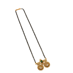 Royal Emerald Dual Peacock Mangalsutra Necklace