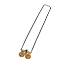 Royal Emerald Dual Peacock Mangalsutra Necklace