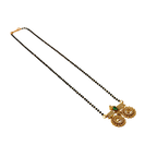 Royal Emerald Dual Peacock Mangalsutra Necklace