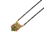 Floral Lattice Multicolor Mangalsutra Necklace