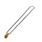 Ruby Teardrop Floral Mangalsutra Necklace