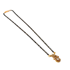 Champagne Teardrop Floral Mangalsutra Necklace