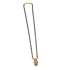 Champagne Teardrop Floral Mangalsutra Necklace