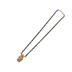 Champagne Teardrop Floral Mangalsutra Necklace