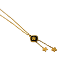 Midnight Bloom Drop Necklace