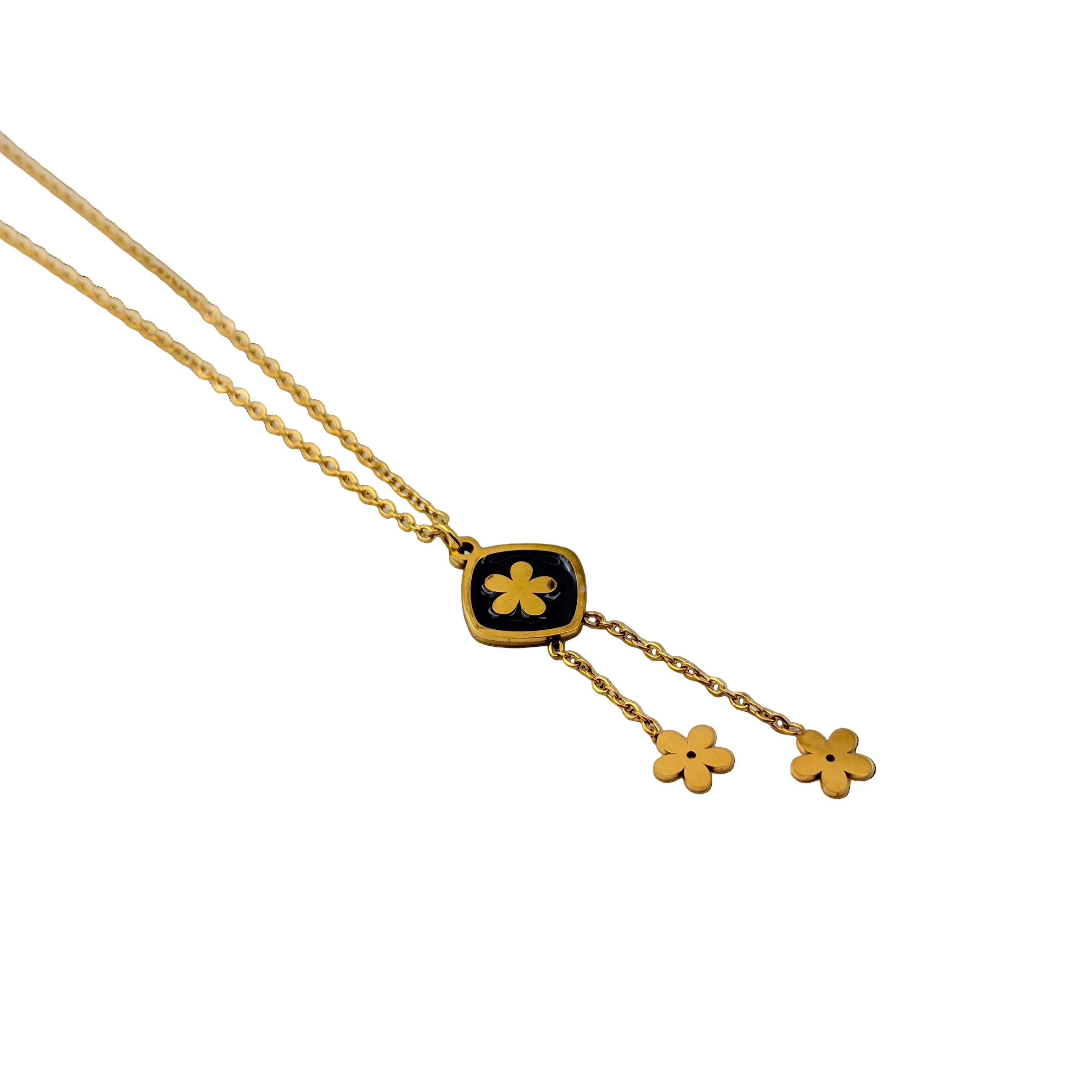 Midnight Bloom Drop Necklace