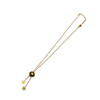 Midnight Bloom Drop Necklace