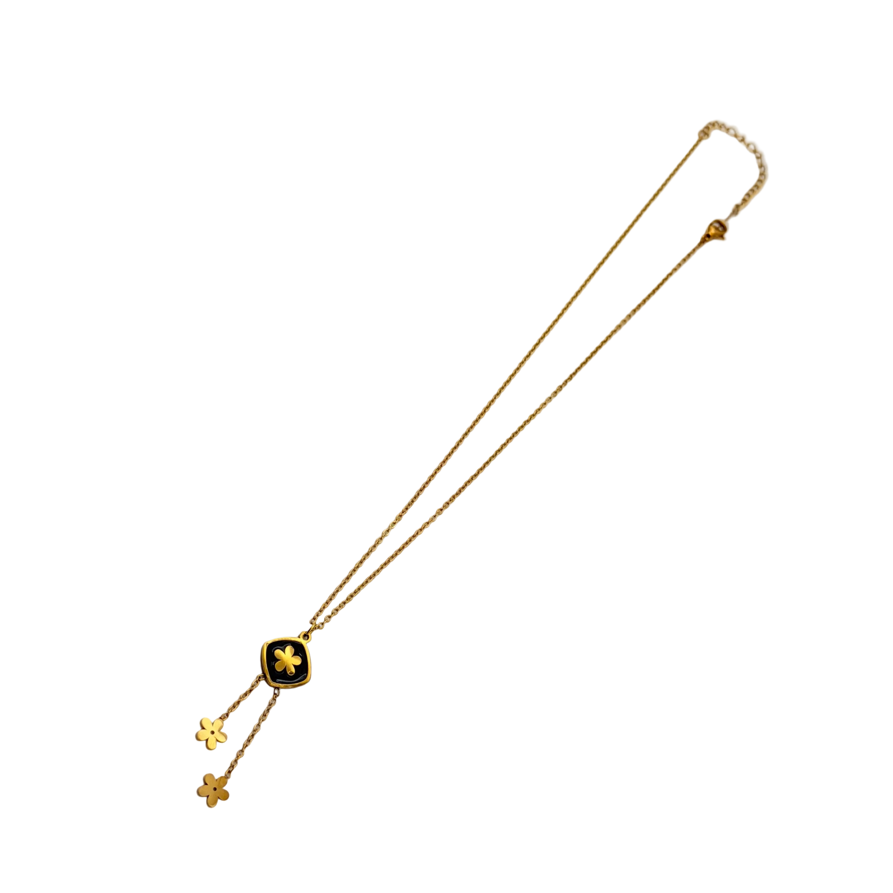 Midnight Bloom Drop Necklace
