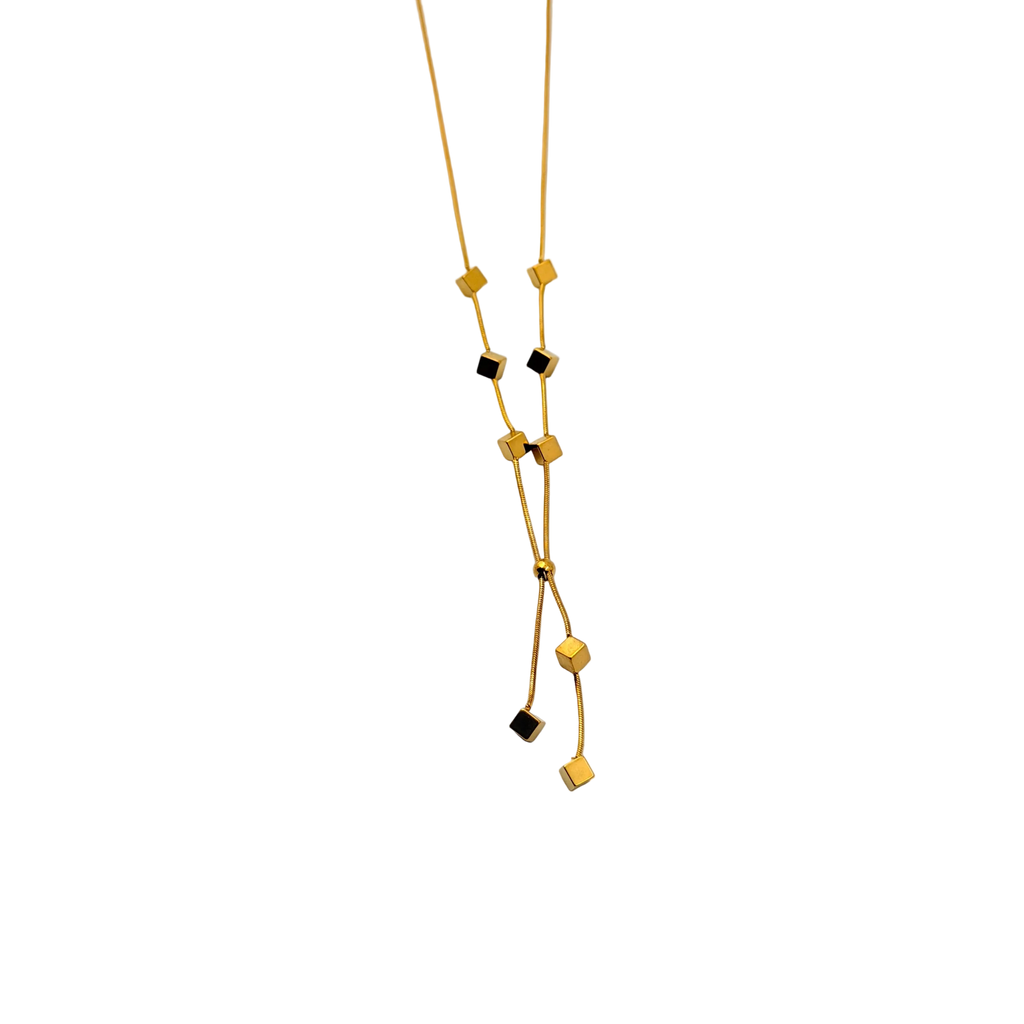 Geo Glide Adjustable Necklace