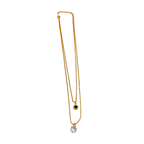 Evil Eye Solitaire Drop Necklace