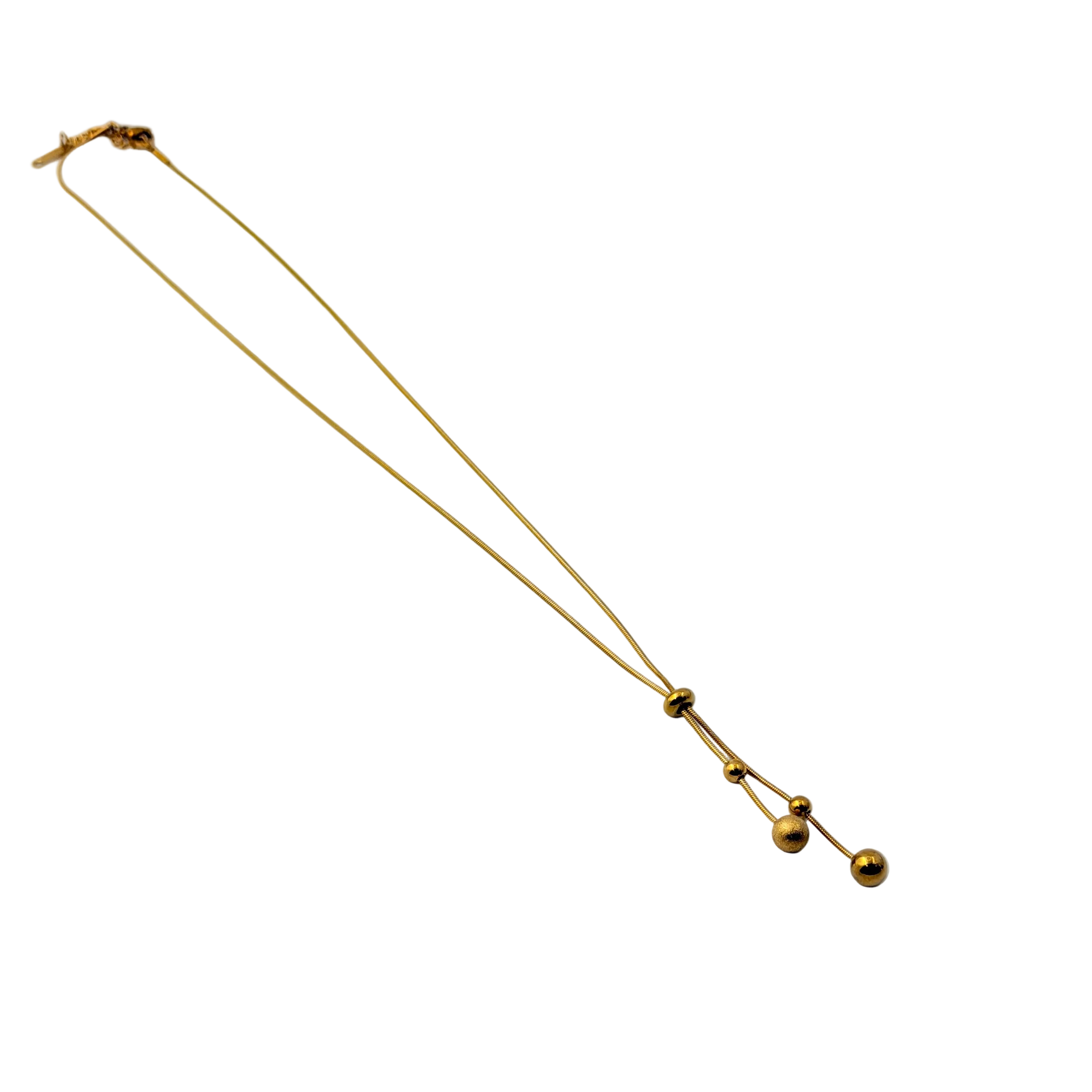 Adjustable Bead Slider Necklace