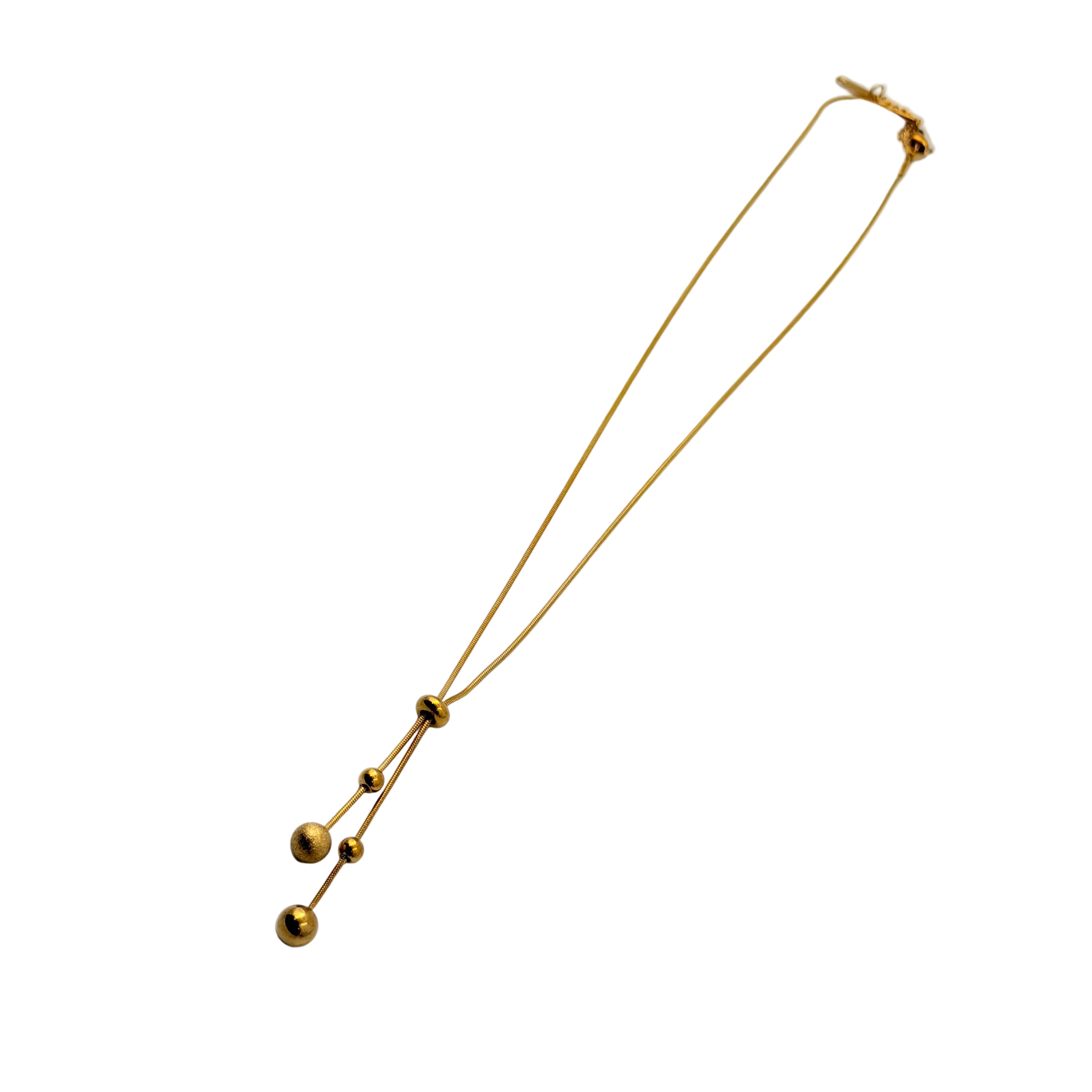 Adjustable Bead Slider Necklace