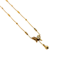Butterfly Drop Charm Necklace