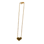 Beaded Heart Charm Necklace