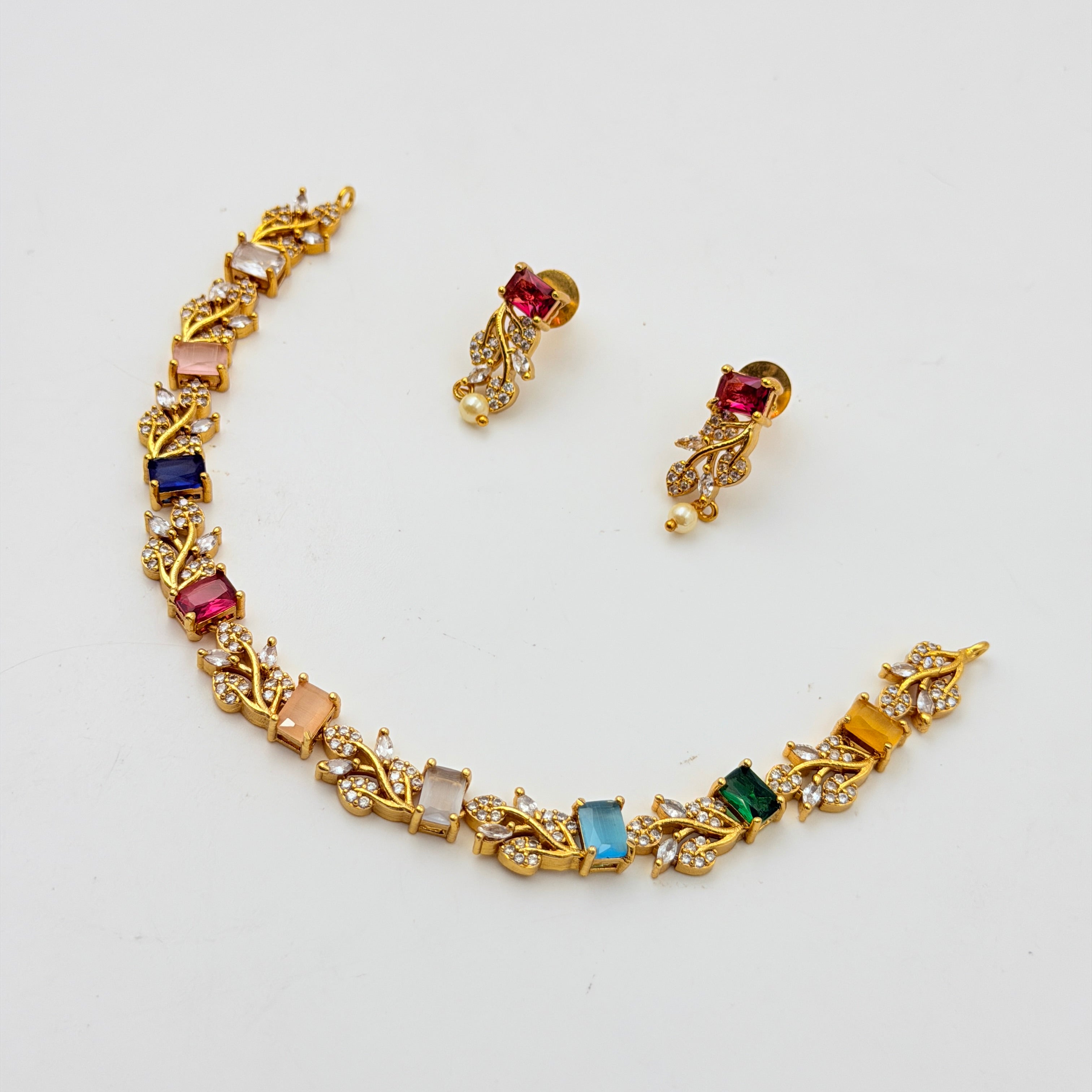 Colorful Vine Necklace Set