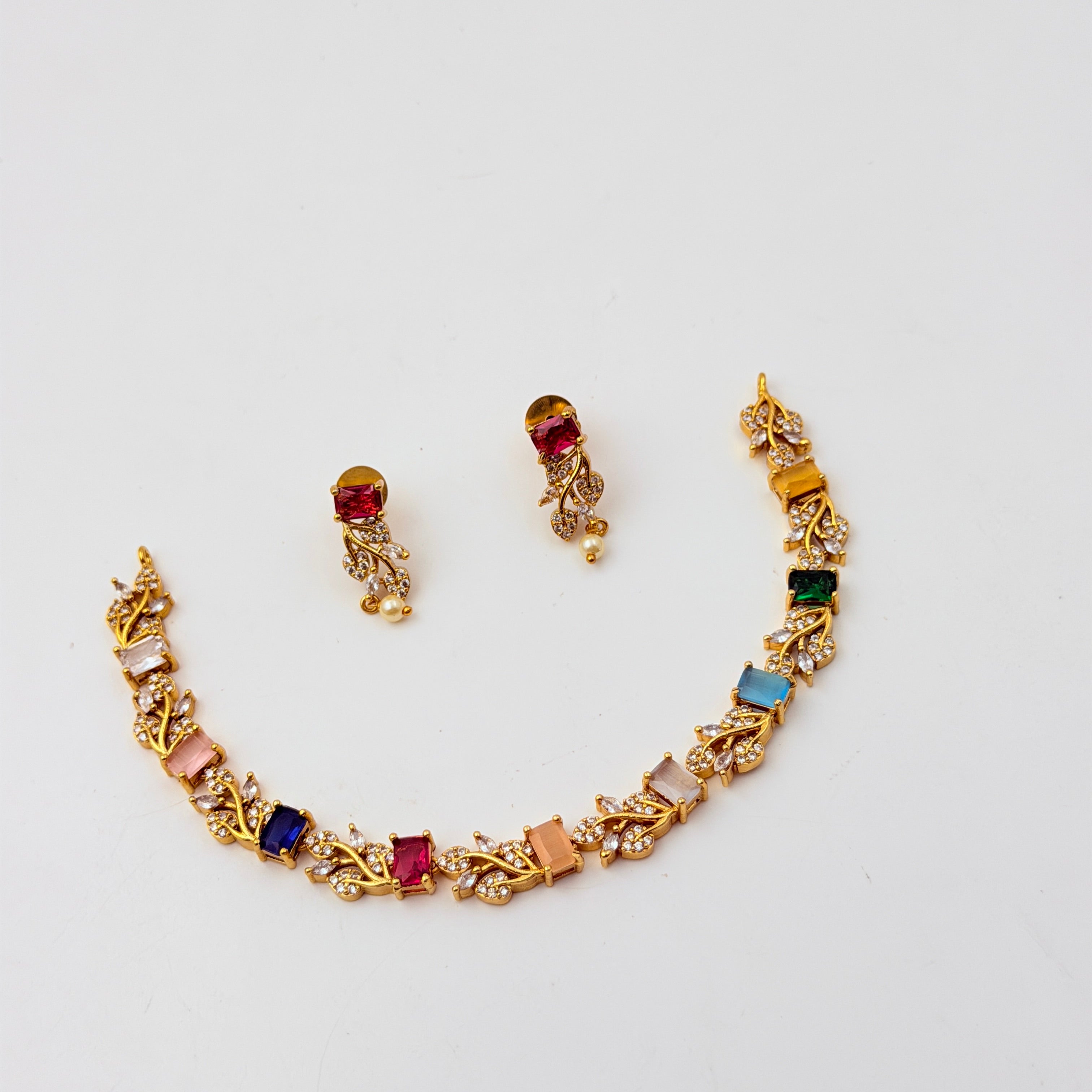 Colorful Vine Necklace Set