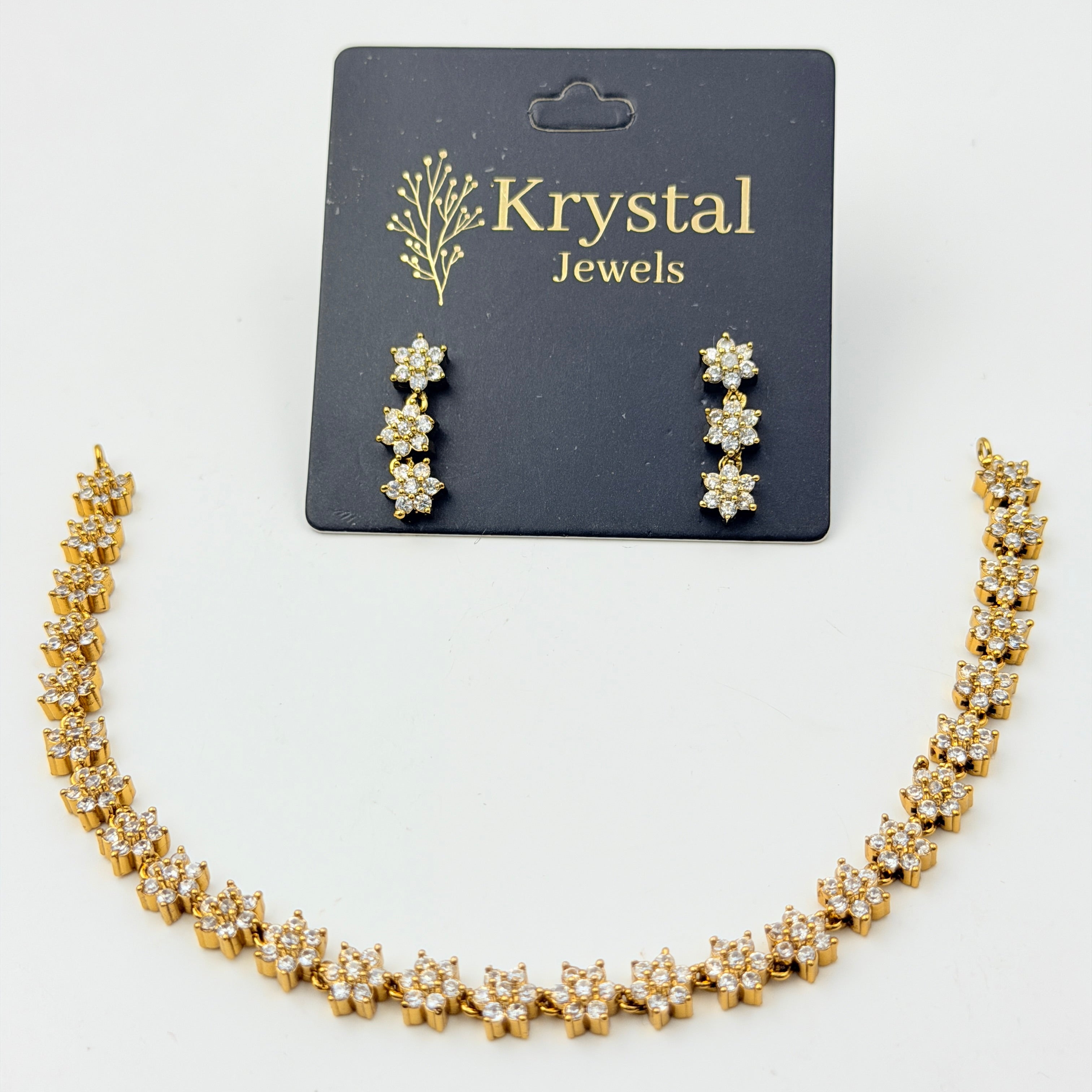 Elegant Floral Necklace Set